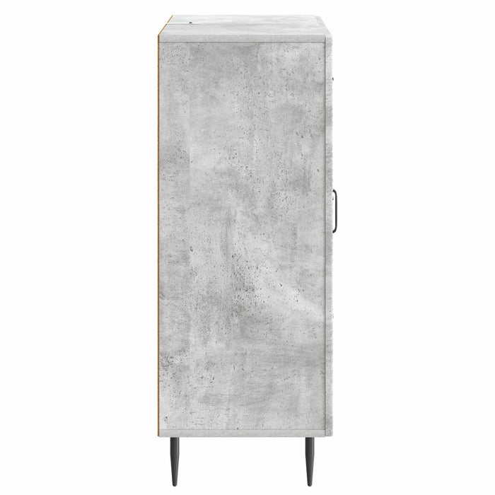 Bufet cu sertar Gri Beton 66 x 34,5 x 89,5 cm Lemn prelucrat - WALTI WALTI