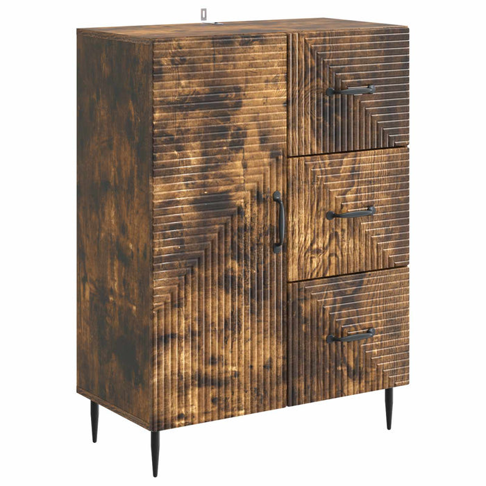 Bufet Stejar fumuriu 66 x 34,5 x 89,5 cm Lemn prelucrat - WALTI WALTI