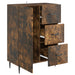 Bufet Stejar fumuriu 66 x 34,5 x 89,5 cm Lemn prelucrat - WALTI WALTI