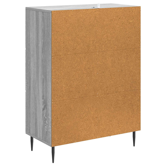 Bufet cu sertar Sonoma gri 66 x 34,5 x 89,5 cm Lemn prelucrat - WALTI WALTI