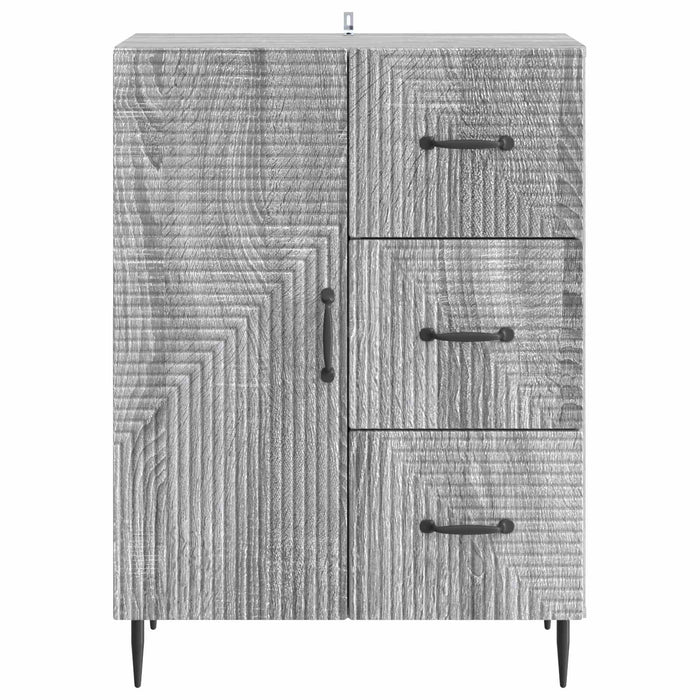 Bufet cu sertar Sonoma gri 66 x 34,5 x 89,5 cm Lemn prelucrat - WALTI WALTI