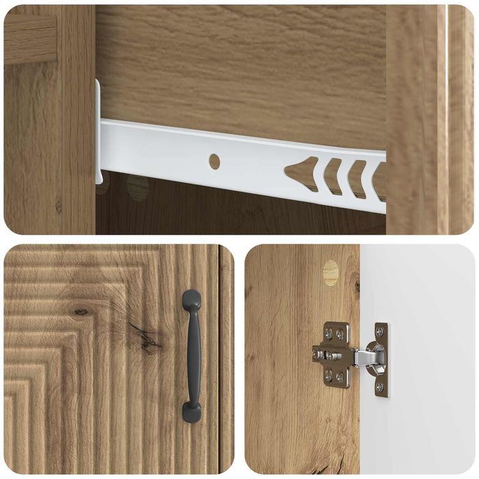 Bufet Stejar Artizanal 66 x 34,5 x 89,5 cm Lemn prelucrat - WALTI WALTI