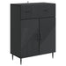Bufet cu sertar Negru 66 x 34,5 x 89,5 cm Lemn prelucrat - WALTI WALTI