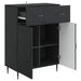 Bufet cu sertar Negru 66 x 34,5 x 89,5 cm Lemn prelucrat - WALTI WALTI