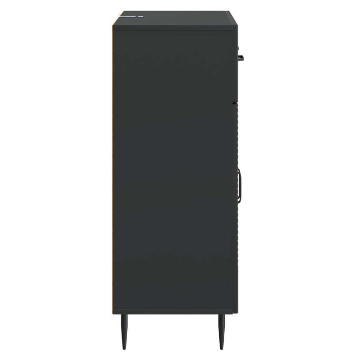 Bufet cu sertar Negru 66 x 34,5 x 89,5 cm Lemn prelucrat - WALTI WALTI