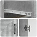 Bufet cu sertar Gri Beton 66 x 34,5 x 89,5 cm Lemn prelucrat - WALTI WALTI