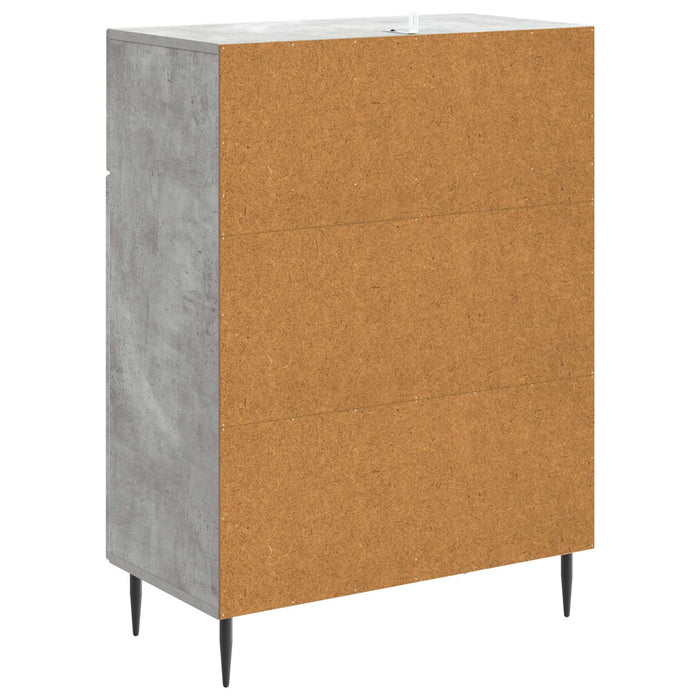 Bufet cu sertar Gri Beton 66 x 34,5 x 89,5 cm Lemn prelucrat - WALTI WALTI
