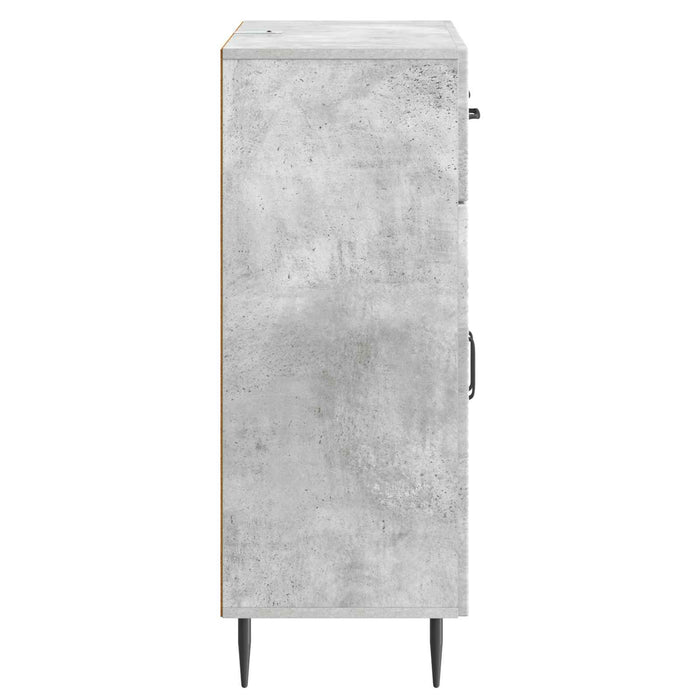 Bufet cu sertar Gri Beton 66 x 34,5 x 89,5 cm Lemn prelucrat - WALTI WALTI