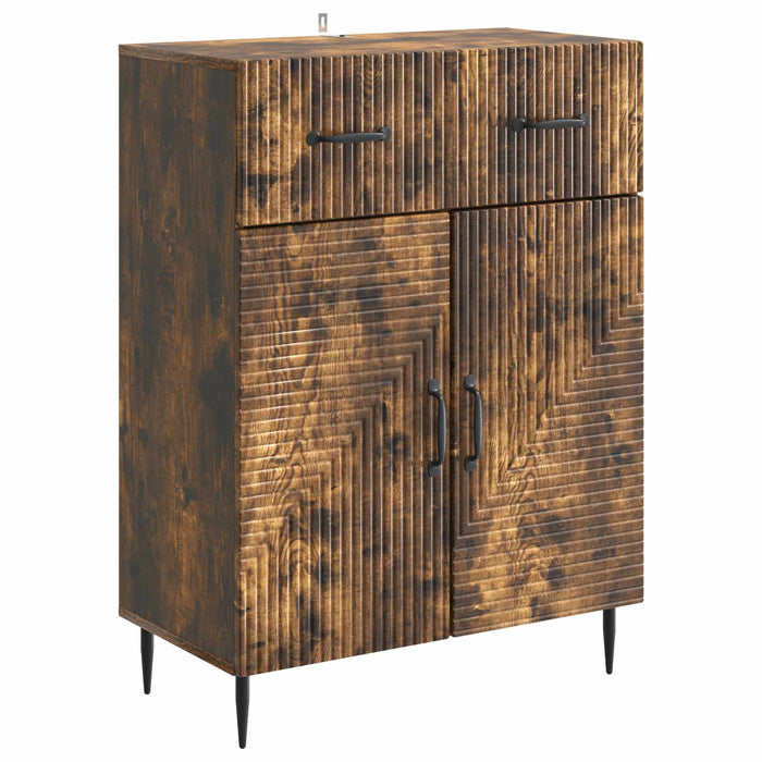 Bufet Stejar fumuriu 66 x 34,5 x 89,5 cm Lemn prelucrat - WALTI WALTI