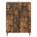 Bufet Stejar fumuriu 66 x 34,5 x 89,5 cm Lemn prelucrat - WALTI WALTI