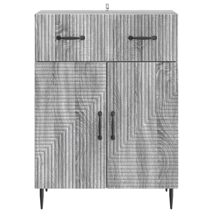 Bufet cu sertar Sonoma gri 66 x 34,5 x 89,5 cm Lemn prelucrat - WALTI WALTI