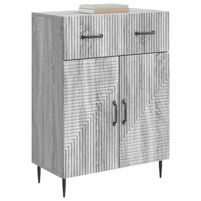 Bufet cu sertar Sonoma gri 66 x 34,5 x 89,5 cm Lemn prelucrat - WALTI WALTI