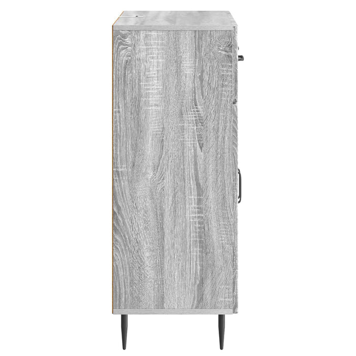 Bufet cu sertar Sonoma gri 66 x 34,5 x 89,5 cm Lemn prelucrat - WALTI WALTI