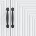 Bufet Alb 89 x 34,5 x 80 cm Lemn prelucrat - WALTI WALTI