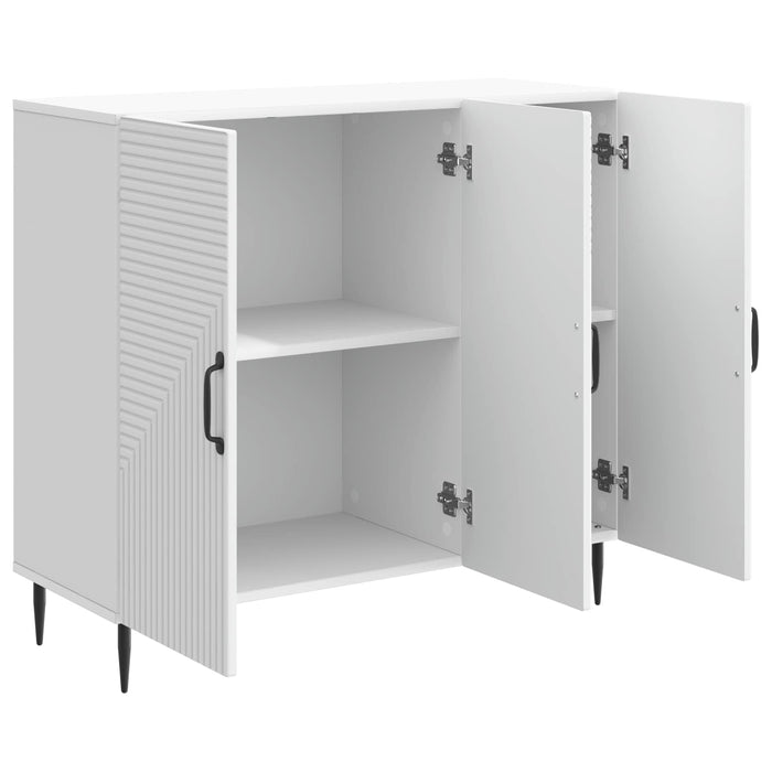 Bufet Alb 89 x 34,5 x 80 cm Lemn prelucrat - WALTI WALTI