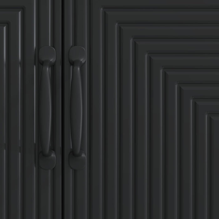 Bufet Negru 89 x 34,5 x 80 cm Lemn prelucrat - WALTI WALTI