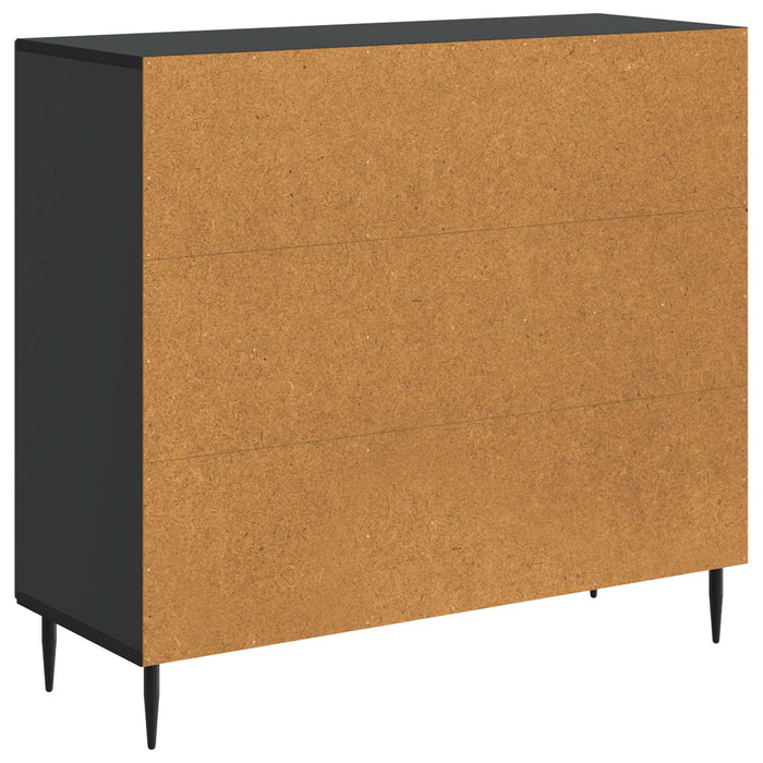 Bufet Negru 89 x 34,5 x 80 cm Lemn prelucrat - WALTI WALTI