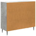 Bufet Gri Beton 89 x 34,5 x 80 cm Lemn prelucrat - WALTI WALTI