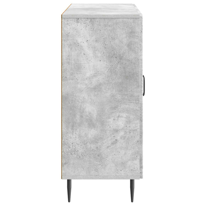 Bufet Gri Beton 89 x 34,5 x 80 cm Lemn prelucrat - WALTI WALTI