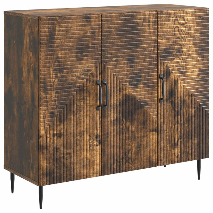 Bufet Stejar fumuriu 89 x 34,5 x 80 cm Lemn prelucrat - WALTI WALTI