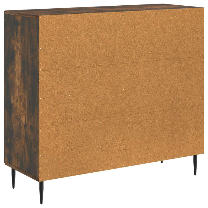 Bufet Stejar fumuriu 89 x 34,5 x 80 cm Lemn prelucrat - WALTI WALTI