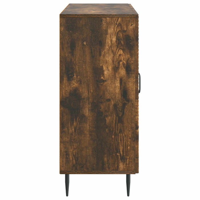 Bufet Stejar fumuriu 89 x 34,5 x 80 cm Lemn prelucrat - WALTI WALTI