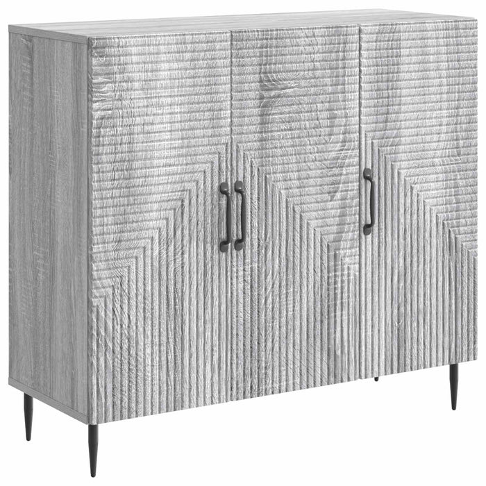 Bufet Sonoma gri 89 x 34,5 x 80 cm Lemn prelucrat - WALTI WALTI