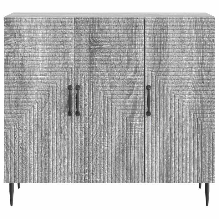Bufet Sonoma gri 89 x 34,5 x 80 cm Lemn prelucrat - WALTI WALTI