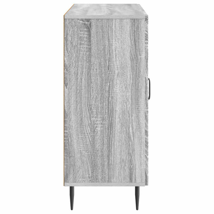 Bufet Sonoma gri 89 x 34,5 x 80 cm Lemn prelucrat - WALTI WALTI