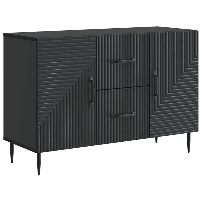 Bufet cu sertar Negru 89 x 34,5 x 60 cm Lemn prelucrat - WALTI WALTI