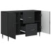 Bufet cu sertar Negru 89 x 34,5 x 60 cm Lemn prelucrat - WALTI WALTI