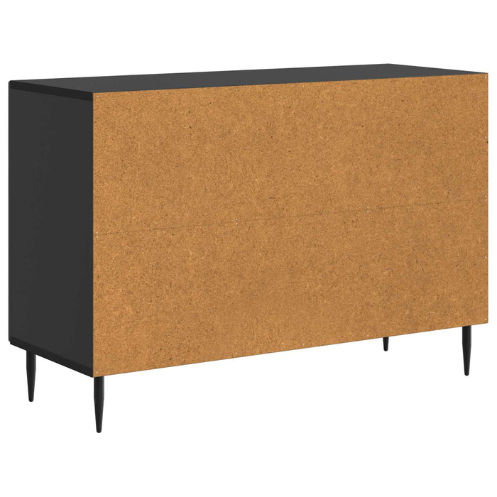 Bufet cu sertar Negru 89 x 34,5 x 60 cm Lemn prelucrat - WALTI WALTI