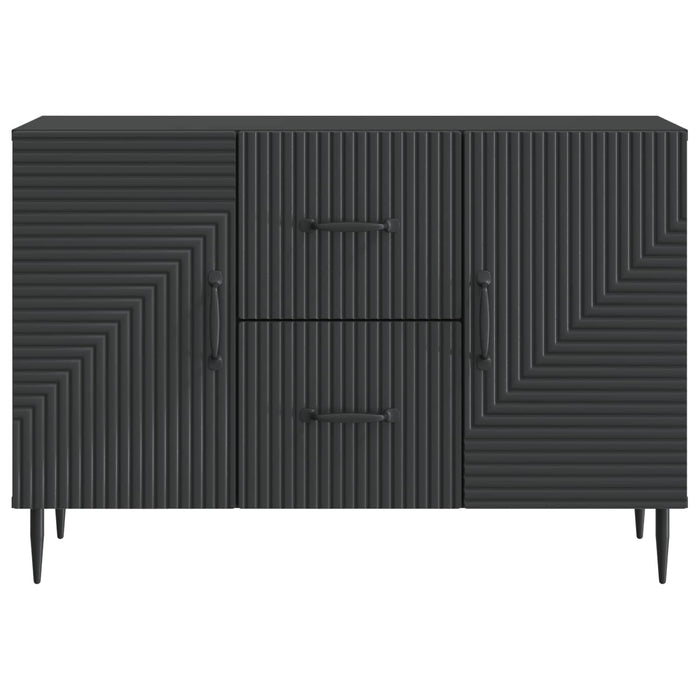 Bufet cu sertar Negru 89 x 34,5 x 60 cm Lemn prelucrat - WALTI WALTI