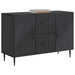 Bufet cu sertar Negru 89 x 34,5 x 60 cm Lemn prelucrat - WALTI WALTI