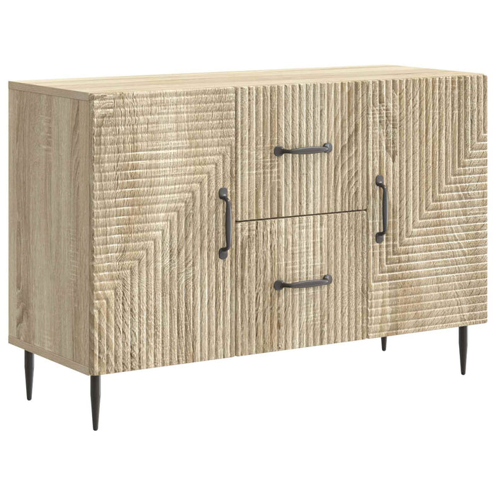 Bufet cu sertar Stejar Sonoma 89 x 34,5 x 60 cm Lemn prelucrat - WALTI WALTI