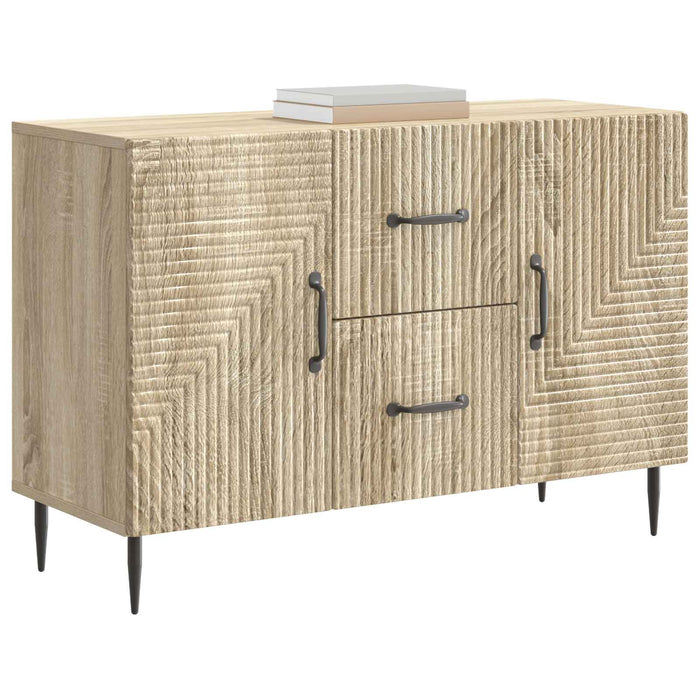 Bufet cu sertar Stejar Sonoma 89 x 34,5 x 60 cm Lemn prelucrat - WALTI WALTI