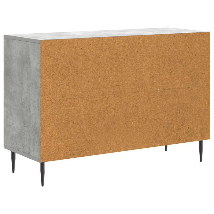 Bufet cu sertar Gri Beton 89 x 34,5 x 60 cm Lemn prelucrat - WALTI WALTI