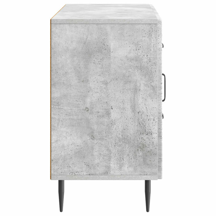 Bufet cu sertar Gri Beton 89 x 34,5 x 60 cm Lemn prelucrat - WALTI WALTI