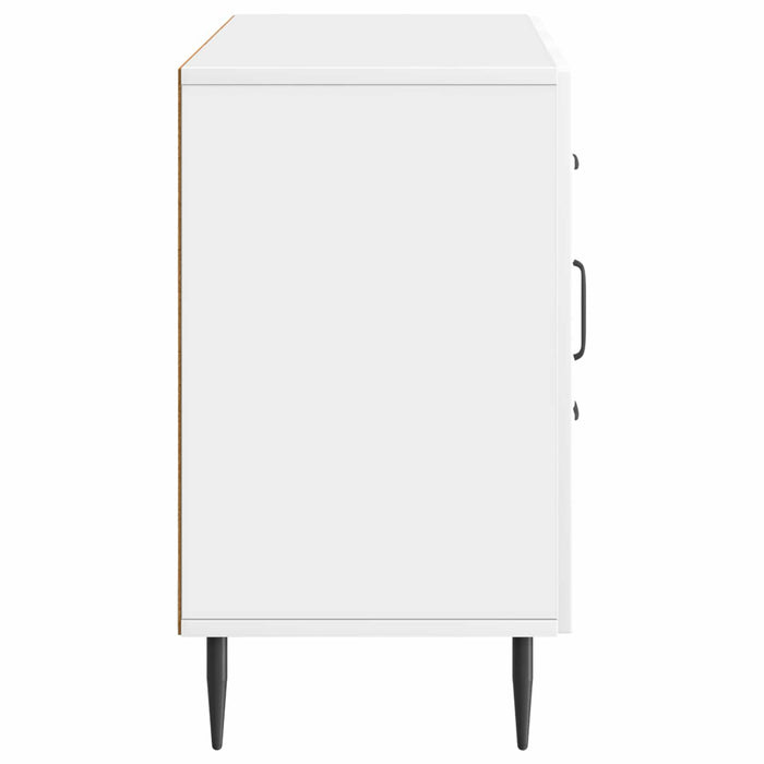 Bufet Alb foarte lucios 89 x 34,5 x 60 cm Lemn prelucrat - WALTI WALTI