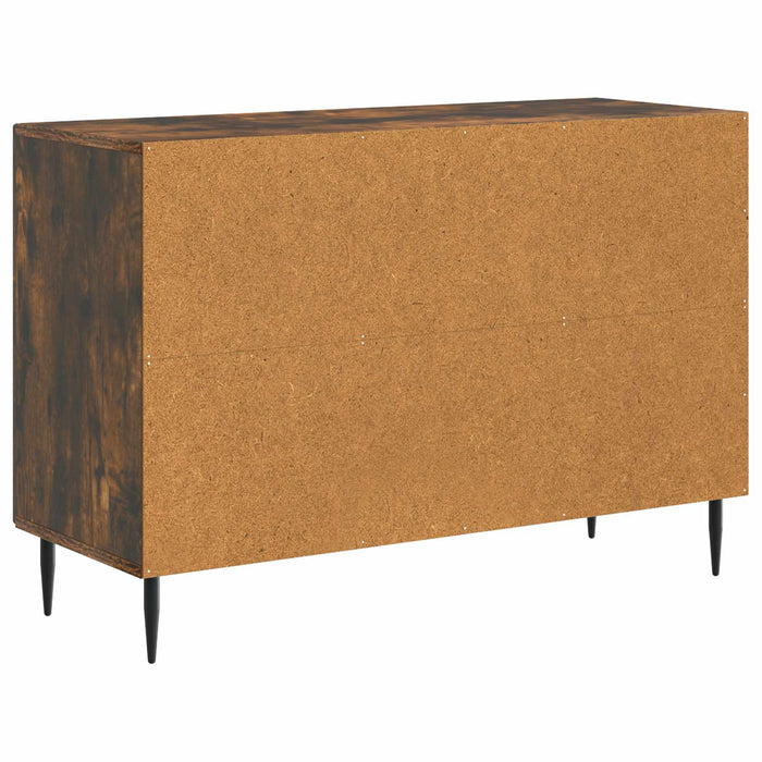 Bufet cu sertar Stejar fumuriu 89 x 34,5 x 60 cm Lemn prelucrat - WALTI WALTI
