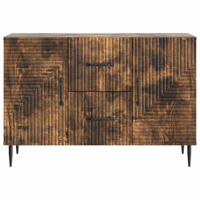 Bufet cu sertar Stejar fumuriu 89 x 34,5 x 60 cm Lemn prelucrat - WALTI WALTI