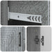 Bufet cu sertar Sonoma gri 89 x 34,5 x 60 cm Lemn prelucrat - WALTI WALTI