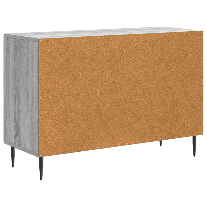 Bufet cu sertar Sonoma gri 89 x 34,5 x 60 cm Lemn prelucrat - WALTI WALTI