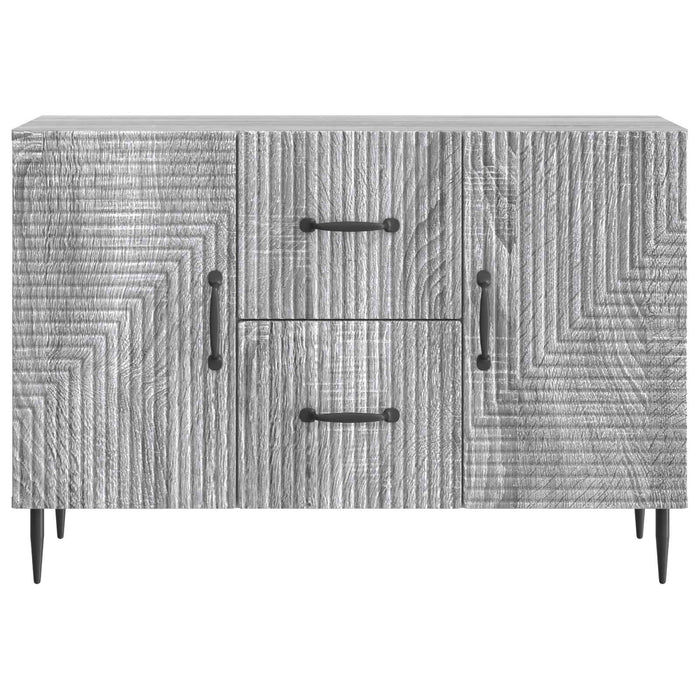 Bufet cu sertar Sonoma gri 89 x 34,5 x 60 cm Lemn prelucrat - WALTI WALTI