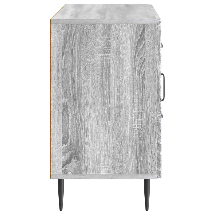 Bufet cu sertar Sonoma gri 89 x 34,5 x 60 cm Lemn prelucrat - WALTI WALTI
