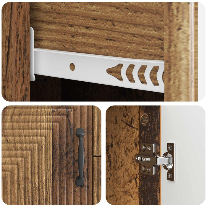 Bufet cu sertar Lemn vechi 89 x 34,5 x 60 cm Lemn prelucrat - WALTI WALTI