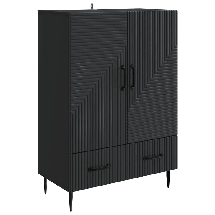Bufet cu sertar Negru 66 x 34,5 x 95 cm Lemn prelucrat - WALTI WALTI