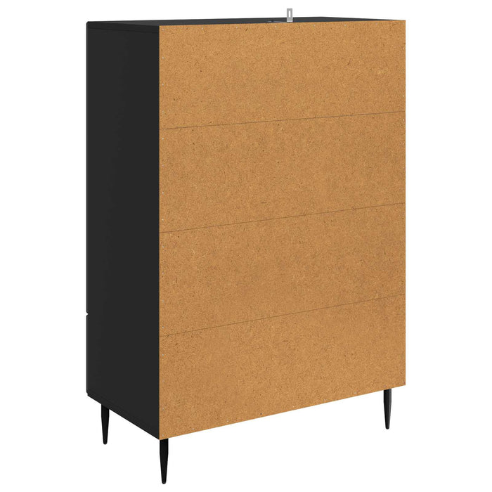 Bufet cu sertar Negru 66 x 34,5 x 95 cm Lemn prelucrat - WALTI WALTI