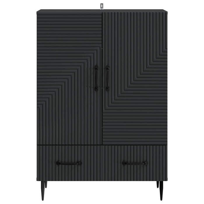 Bufet cu sertar Negru 66 x 34,5 x 95 cm Lemn prelucrat - WALTI WALTI