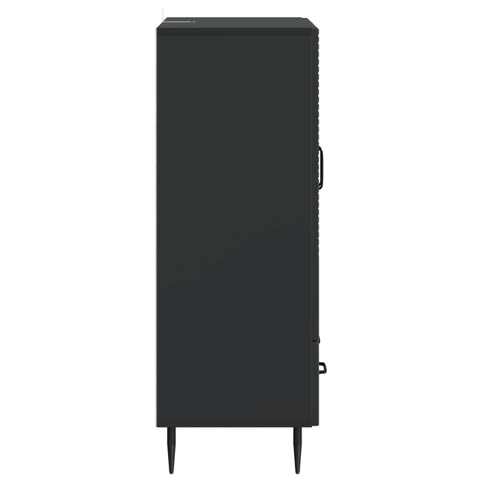 Bufet cu sertar Negru 66 x 34,5 x 95 cm Lemn prelucrat - WALTI WALTI